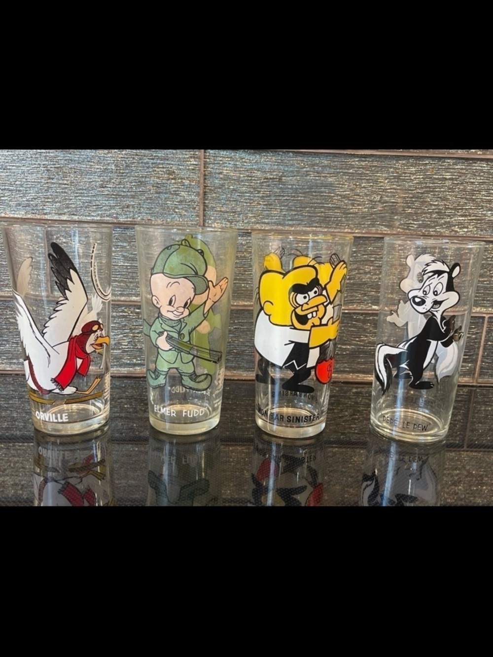 Vintage Looney Tunes Pepsi Collectors Series 1970’s Collector's Drinking Glasses